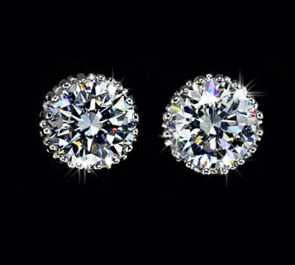 silver plated earring for girl friend multi prongs 8mm 2ct cz cubic zirconia stud earring ue0013, Golden
silver plated earring for girl friend multi prongs 8mm 2ct cz cubic zirconia stud earring ue0013, Golden