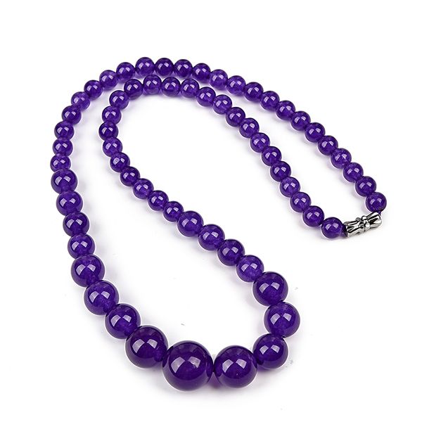 the pure purple jewelry pure handmade the size is clear is distinct purple jasper necklace, Silver
the pure purple jewelry pure handmade the size is clear is distinct purple jasper necklace, Silver