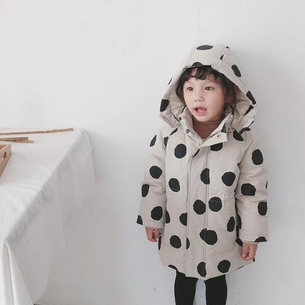 dfxd korean style winter children cotton padded coat kids girl boys long dot print zipper hooded thick warm outwear 1-8years, Blue;gray
dfxd korean style winter children cotton padded coat kids girl boys long dot print zipper hooded thick warm outwear 1-8years, Blue;gray
