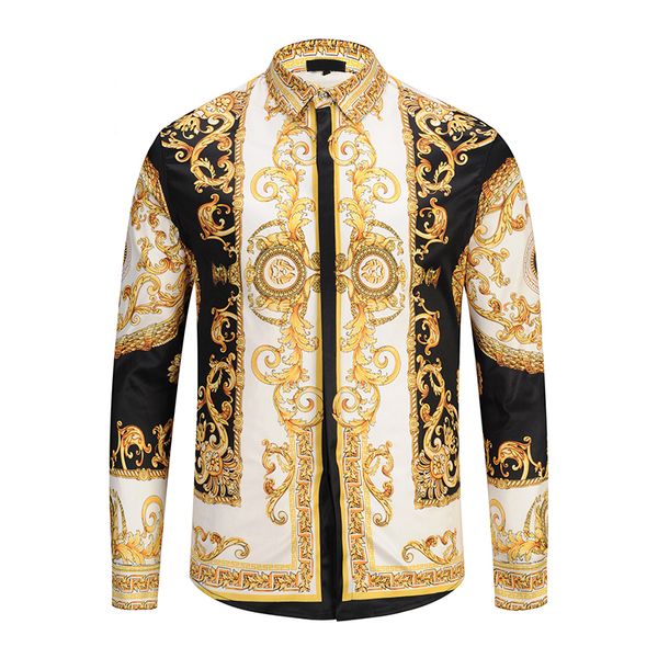 plstar cosmos -xxl men gold shirt 2018 new 3d print long sleeve shirt masculina social chemise homme fashion shirts, White;black
plstar cosmos -xxl men gold shirt 2018 new 3d print long sleeve shirt masculina social chemise homme fashion shirts, White;black