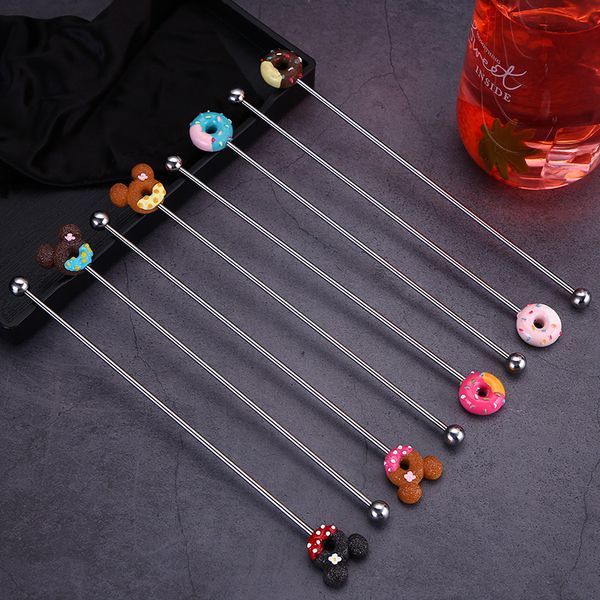 100pcs stainless steel cartoon animal donut cocktail coffee milk tea drink stir bar bar blender party gift dhl
100pcs stainless steel cartoon animal donut cocktail coffee milk tea drink stir bar bar blender party gift dhl