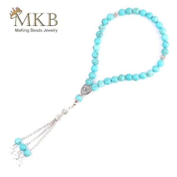 33 prayer beads bracelet islamic muslim tasbih rosary bracelets for women men prayer turquoises beads jewelry wholesale, Black
33 prayer beads bracelet islamic muslim tasbih rosary bracelets for women men prayer turquoises beads jewelry wholesale, Black