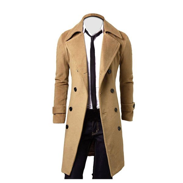 new style autumn winter men slim stylish trench coat double breasted long jacket parka drop shipping, Tan;black
new style autumn winter men slim stylish trench coat double breasted long jacket parka drop shipping, Tan;black