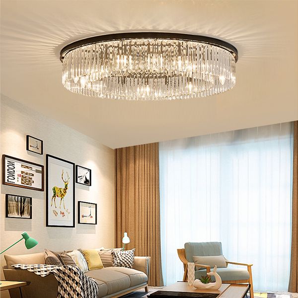 american ceiling lamp black round led crystal lights modern living dining room ceiling light bedroom home lighting
american ceiling lamp black round led crystal lights modern living dining room ceiling light bedroom home lighting