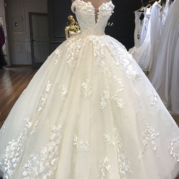 arabia fluffy vestido de novia off shoulder beads lace appliques tulle ball wedding dress 2018 charming saudi dubai wedding gown, White
arabia fluffy vestido de novia off shoulder beads lace appliques tulle ball wedding dress 2018 charming saudi dubai wedding gown, White