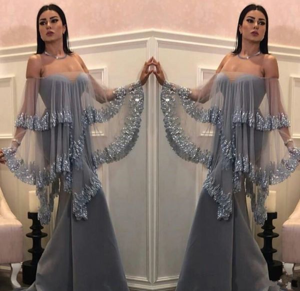2019 fashion new sheer neck sparkly sequined prom dresses off the shoulder mermaid evening gowns tulle tiered women formal party dress, Black
2019 fashion new sheer neck sparkly sequined prom dresses off the shoulder mermaid evening gowns tulle tiered women formal party dress, Black