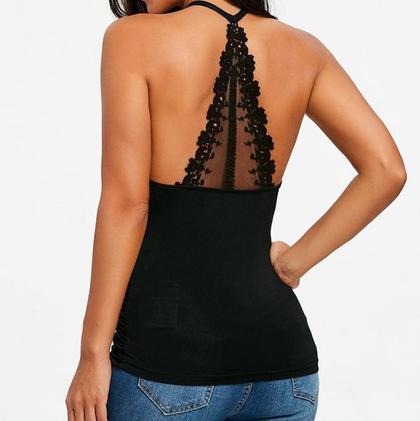 hollow out tank women ladies summer casual lace t-shirt solid sleeveless vest turtleneck tank cals for women, White
hollow out tank women ladies summer casual lace t-shirt solid sleeveless vest turtleneck tank cals for women, White