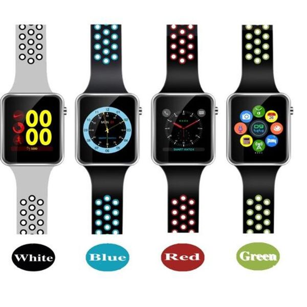 

bluetooth smart watch m3 with camera facebook whatsapp twitter sync sms smartwatch support sim tf card for ios android 1pcs/lot