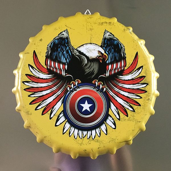 tin sign "eagle" vintage metal painting beer cover cafe bar hanging ornaments wallpaper decor plates 35x35 cm
tin sign "eagle" vintage metal painting beer cover cafe bar hanging ornaments wallpaper decor plates 35x35 cm