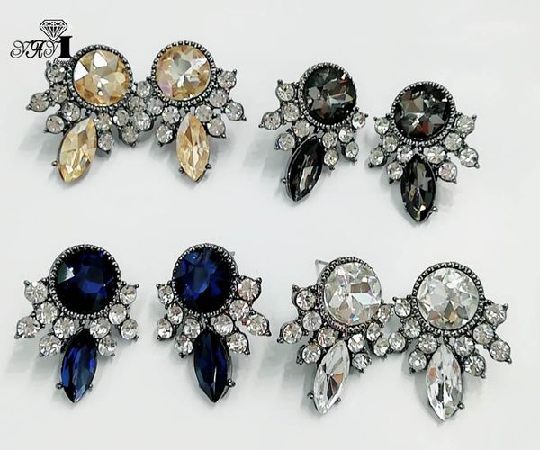 yayi jewelry fashion multi glass rhinestone dangle crystal earring women's fashion ancient gold color gem earrings gift, Silver
yayi jewelry fashion multi glass rhinestone dangle crystal earring women's fashion ancient gold color gem earrings gift, Silver