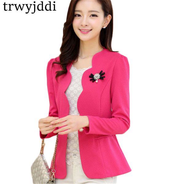 5xl wave korean blazer feminino 2018 spring women short jacket slim v neck solid plus size women blazer and jacket coat hl360, White;black
5xl wave korean blazer feminino 2018 spring women short jacket slim v neck solid plus size women blazer and jacket coat hl360, White;black