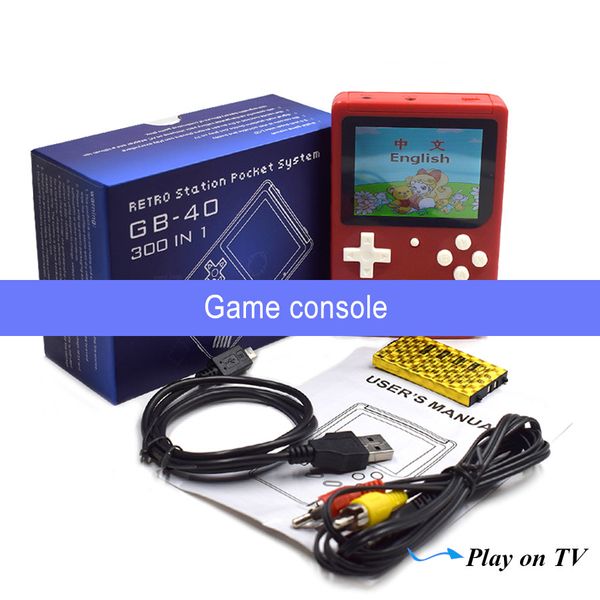 portable video games retro mini game console 8-bit game player tv output for fc games 300 games ing
portable video games retro mini game console 8-bit game player tv output for fc games 300 games ing