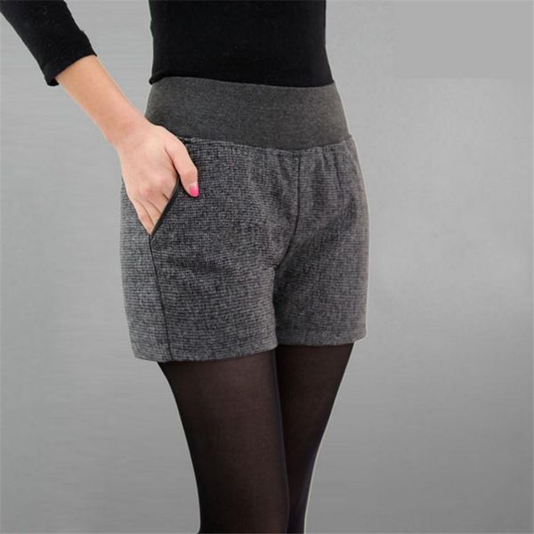 new autumn winter women's clothing slim wild pocket contrast color shorts female woolen crimping short pants thick download d016, White;black
new autumn winter women's clothing slim wild pocket contrast color shorts female woolen crimping short pants thick download d016, White;black