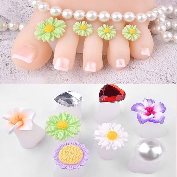 8pcs/set silicone toe separators foot toe spacers for home and salon use daisy flower shape waterdrop pedicure diy nail art tool
8pcs/set silicone toe separators foot toe spacers for home and salon use daisy flower shape waterdrop pedicure diy nail art tool