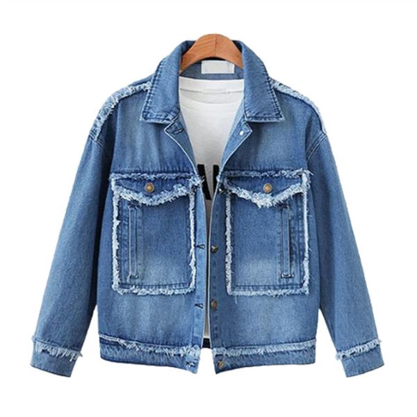 jeans jacket autumn european style plus size women denim jackets vintage bomber jacket big pockets basic coats short outerwear, Black;brown
jeans jacket autumn european style plus size women denim jackets vintage bomber jacket big pockets basic coats short outerwear, Black;brown