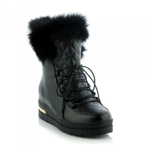 warm fur women boots shoes winter women shoes lace up platform ankle boots waterproof snow boots rabbit fur adf-8027, Black
warm fur women boots shoes winter women shoes lace up platform ankle boots waterproof snow boots rabbit fur adf-8027, Black