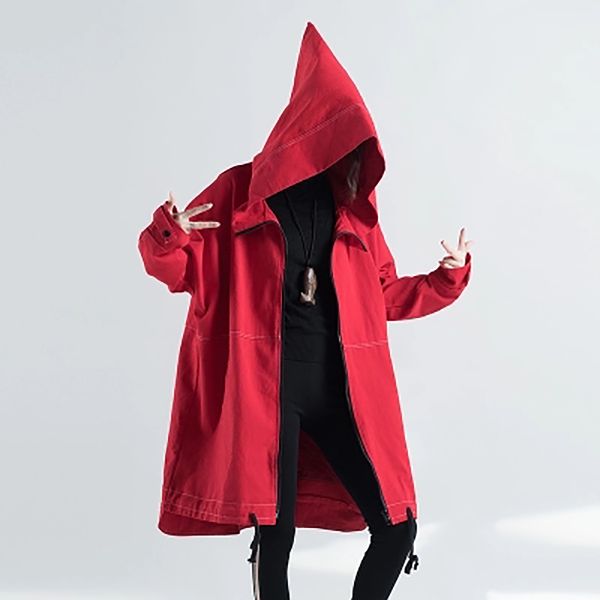 hodded denim red trench coat women winter oversized autumn windbreaker tunic duster coat saco largo mujer plus size clothing 21f, Tan;black
hodded denim red trench coat women winter oversized autumn windbreaker tunic duster coat saco largo mujer plus size clothing 21f, Tan;black