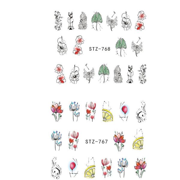 1 sheet flower nail decal plant nail art transfer sticker wraps accessories diy decals, Black
1 sheet flower nail decal plant nail art transfer sticker wraps accessories diy decals, Black