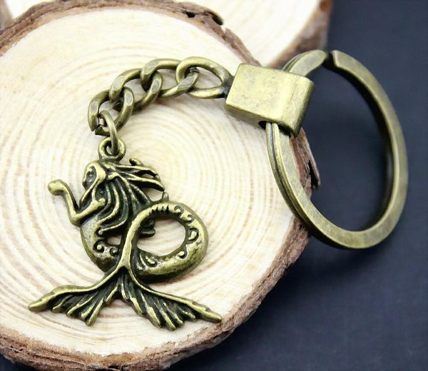 6 pieces key chain women key rings couple keychain for keys mermaid 27x27mm, Slivery;golden
6 pieces key chain women key rings couple keychain for keys mermaid 27x27mm, Slivery;golden