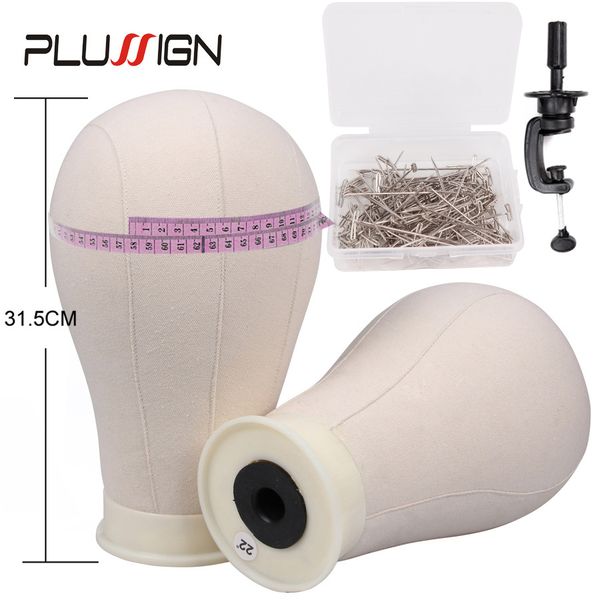 plussign professional wig block canvas mannequin head with stand clamp for wig making 21-25 inch training head for hairdressers
plussign professional wig block canvas mannequin head with stand clamp for wig making 21-25 inch training head for hairdressers