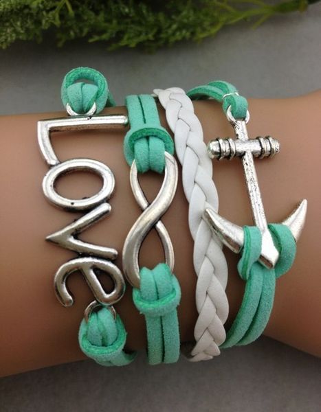 1pcs infinity handmade bracelet.metal charm,wax cord,leather bracelet fashionable jewerlly bracelet 1122, Golden;silver
1pcs infinity handmade bracelet.metal charm,wax cord,leather bracelet fashionable jewerlly bracelet 1122, Golden;silver