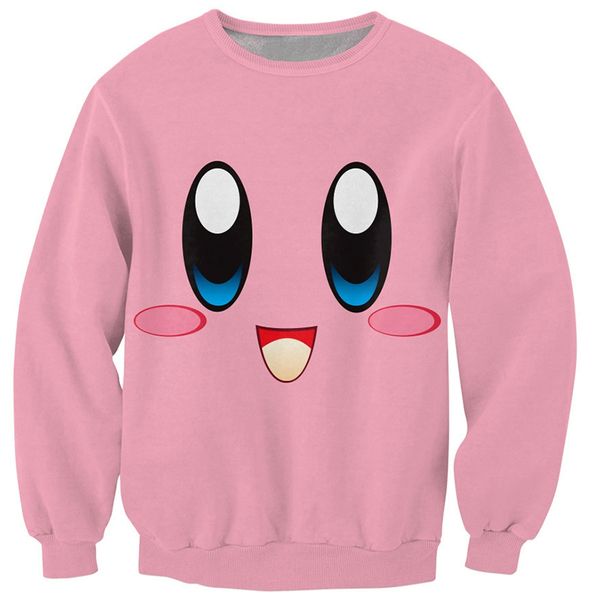 новые 3d толстовки женщины / мужчины перемычка кирби лицо crewneck пухлые 3d печати уличная перемычки harajuku топ пуловер b159, Black
новые 3d толстовки женщины / мужчины перемычка кирби лицо crewneck пухлые 3d печати уличная перемычки harajuku топ пуловер b159, Black