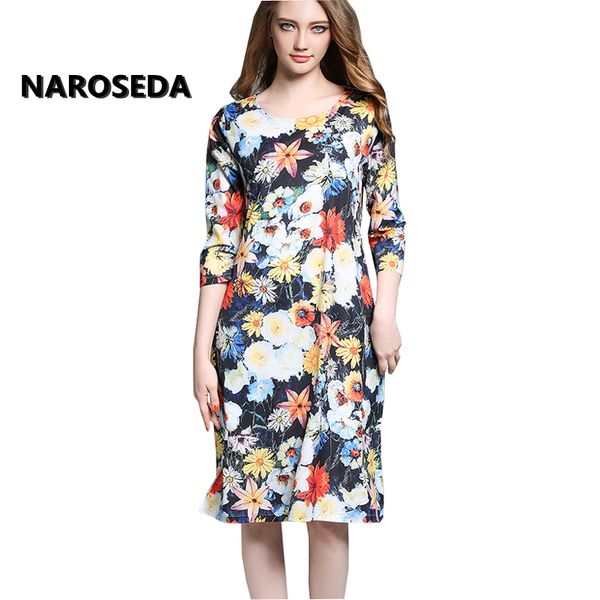 naroseda 2018 fashion summer dress three quarter sleeve women dress chiffon print o-neck vestidos de festa robe femme ete, Black;gray
naroseda 2018 fashion summer dress three quarter sleeve women dress chiffon print o-neck vestidos de festa robe femme ete, Black;gray