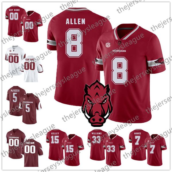 2018 arkansas #7 jonathan nance 8 austin allen 15 33 new red white good quality stitched ncaa college football jerseys s-3xl, Black
2018 arkansas #7 jonathan nance 8 austin allen 15 33 new red white good quality stitched ncaa college football jerseys s-3xl, Black