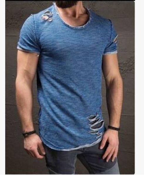 mens holes tshirts summer solid color designer clothes fashion tees short sleeved, White;black
mens holes tshirts summer solid color designer clothes fashion tees short sleeved, White;black