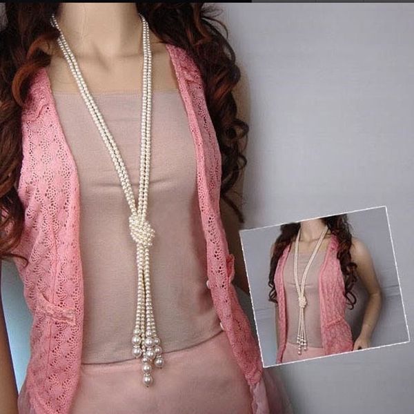 fashion freshwater pearl white drop pearl necklace beaded long chain rope bead necklaces & pendants long sweater chain, Silver
fashion freshwater pearl white drop pearl necklace beaded long chain rope bead necklaces & pendants long sweater chain, Silver