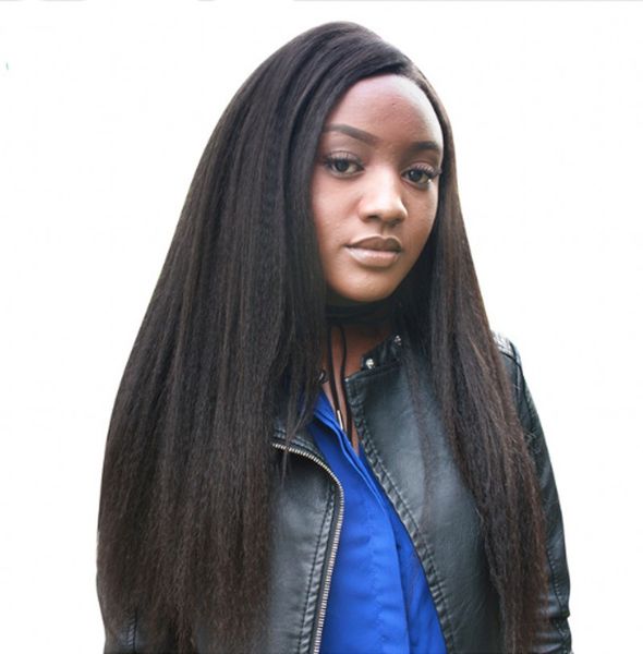 yaki straight human hair wigs for black women brazilian hair pre plucked lace front wig 8-24 inch, Black;brown
yaki straight human hair wigs for black women brazilian hair pre plucked lace front wig 8-24 inch, Black;brown