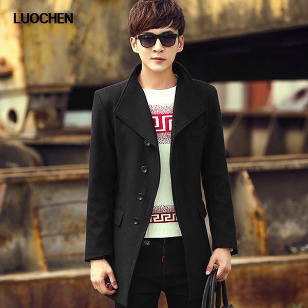 men's jacket winter warm woolen coat coat lapel single-breasted long men's jacket qc-a367-ap1350, Black
men's jacket winter warm woolen coat coat lapel single-breasted long men's jacket qc-a367-ap1350, Black