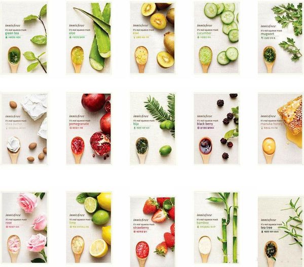 15 kinds innissqueeze mask sheet moisturising face skin treatment oil-control facial mask peels skin care pilate via fedex dhl
15 kinds innissqueeze mask sheet moisturising face skin treatment oil-control facial mask peels skin care pilate via fedex dhl