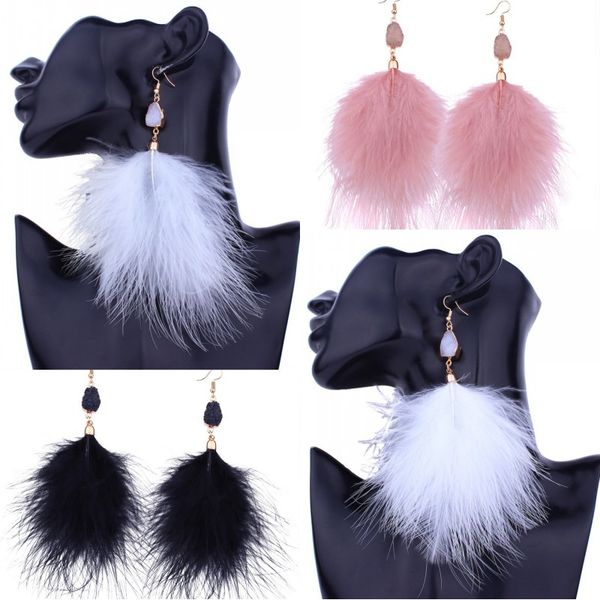 wholesale 4 styles long drop stone beads earrings tassel long gold feather earrings super fairy feathers earring fashion jewelry g346q, Silver 
wholesale 4 styles long drop stone beads earrings tassel long gold feather earrings super fairy feathers earring fashion jewelry g346q, Silver