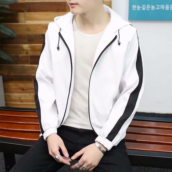 2018 spring and autumn new men's solid color simple long-sleeved youth wild tide fashion personality temperament casual jacket, Black;brown
2018 spring and autumn new men's solid color simple long-sleeved youth wild tide fashion personality temperament casual jacket, Black;brown