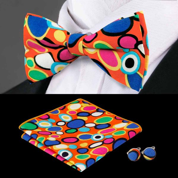 fashion bowtie set colored dots lovely with handkerchief cuffs cotton print popular bow wedding casual bow 2018 new listingtie lh-606, Black;blue
fashion bowtie set colored dots lovely with handkerchief cuffs cotton print popular bow wedding casual bow 2018 new listingtie lh-606, Black;blue