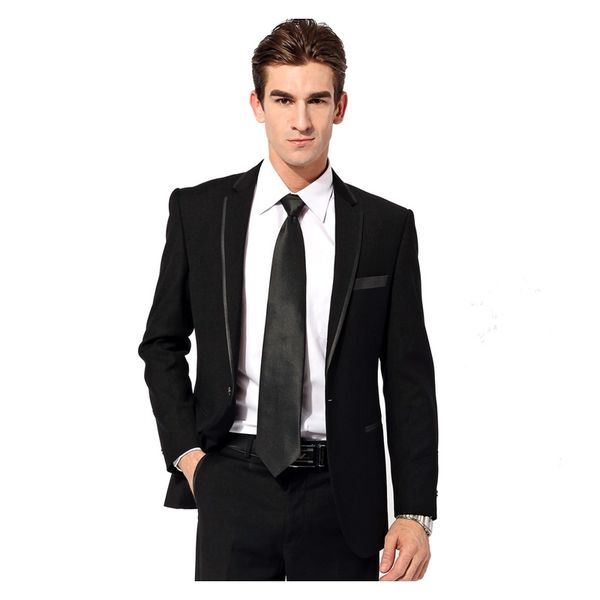 2018 men suits black notched lapel business custom made slim fit wedding suits bridegroom groomsmen 2piece man prom tuxedos blazer, Black;gray
2018 men suits black notched lapel business custom made slim fit wedding suits bridegroom groomsmen 2piece man prom tuxedos blazer, Black;gray