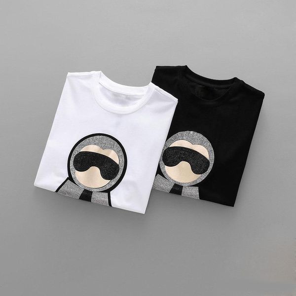 2018 hot sales cotton New Mens Summer Tees Plus Size Shirt Short Sleeve t shirt Printed Cotton T-shirt Men Designer M-3XL