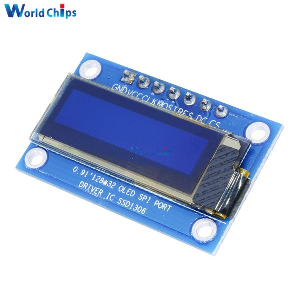 0.91 inch 128x32 white oled lcd display diy oled module ssd1306 driver ic for arduino pic spi port dc 3.3v-5v
0.91 inch 128x32 white oled lcd display diy oled module ssd1306 driver ic for arduino pic spi port dc 3.3v-5v