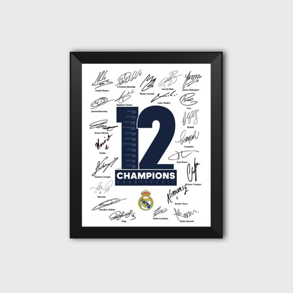 royal los blancos 12th 13th european crown football fans autograph poster p picture frame ramos decoration
royal los blancos 12th 13th european crown football fans autograph poster p picture frame ramos decoration