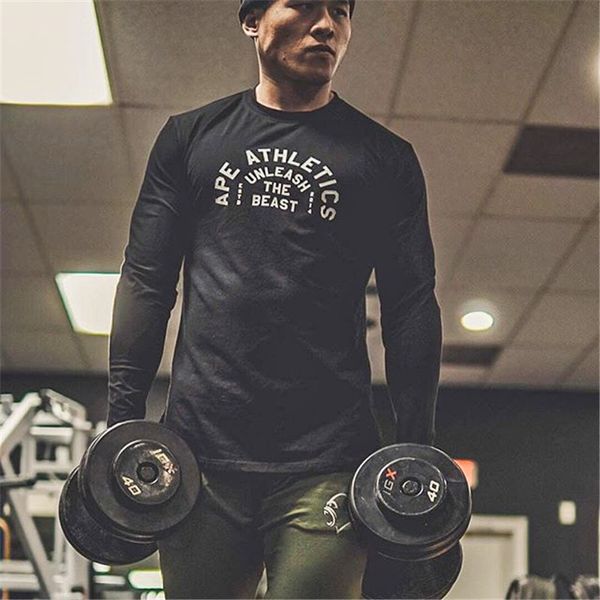 brand running t shirt men long sleeve sportswear tennis jogging fitness tee slim fit quick dry exercise gym sports 2018, White;black
brand running t shirt men long sleeve sportswear tennis jogging fitness tee slim fit quick dry exercise gym sports 2018, White;black