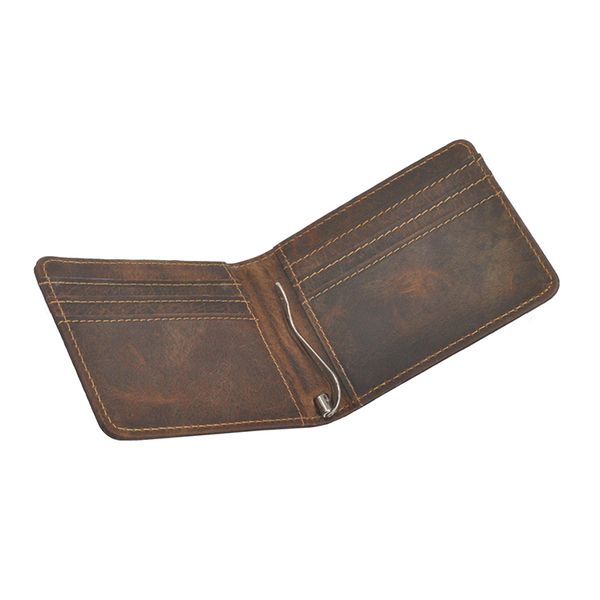 vintage men crazy horse genuine leather minimalist brown slim wallet causal front pocket money clip, Red;black
vintage men crazy horse genuine leather minimalist brown slim wallet causal front pocket money clip, Red;black