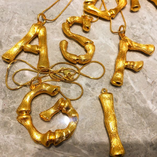 women bamboo letter copper necklace alphabet bronze punk pendant necklaces valentine's day gifts gold jewelry a-z pendants, Silver
women bamboo letter copper necklace alphabet bronze punk pendant necklaces valentine's day gifts gold jewelry a-z pendants, Silver