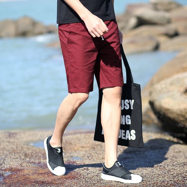 casual mens shorts knee length comfortable summer loose shorts elastic waist plus size short hombre, White;black
casual mens shorts knee length comfortable summer loose shorts elastic waist plus size short hombre, White;black