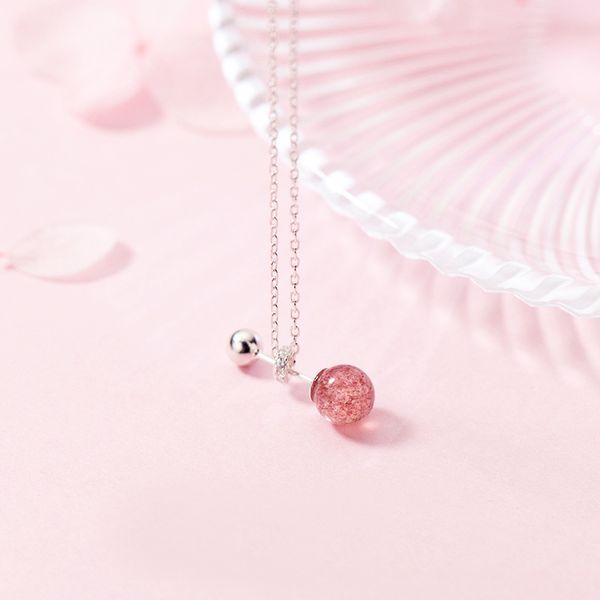 mloveacc elegant 100% 925 real sterling silver women necklace sweet strawberry crystal charm pendant jewelry
mloveacc elegant 100% 925 real sterling silver women necklace sweet strawberry crystal charm pendant jewelry
