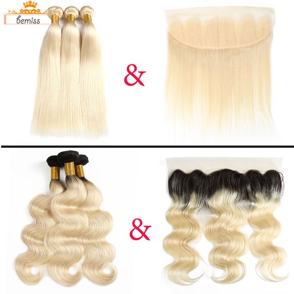 brazilian 1b 613 straight human hair weaves with frontal closure 613 blonde brazilian virgin hair bundles with frontal ear to ear closure, Black
brazilian 1b 613 straight human hair weaves with frontal closure 613 blonde brazilian virgin hair bundles with frontal ear to ear closure, Black