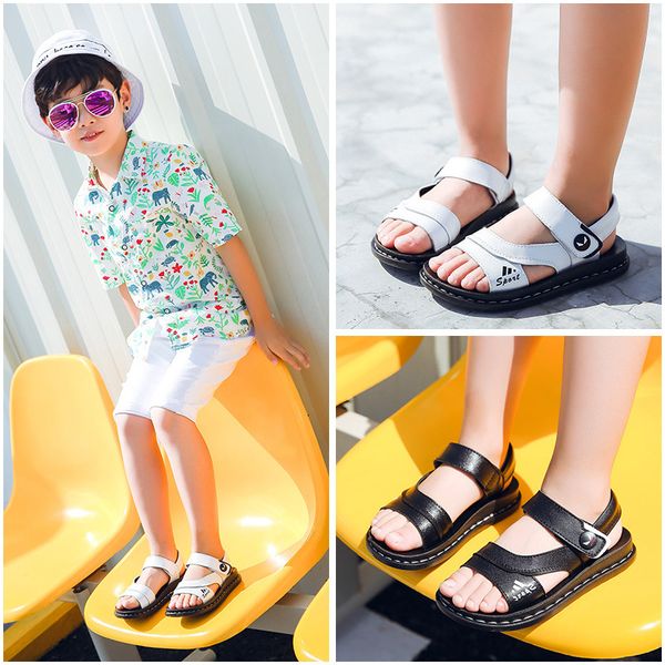 2018 Summer New Child Beach Shoes Cowhide Boys Girls Sandals Catamite Genuine Leather Leisure Time Kids Sandals Magic Paste Baby Girl Shoes
2018 Summer New Child Beach Shoes Cowhide Boys Girls Sandals Catamite Genuine Leather Leisure Time Kids Sandals Magic Paste Baby Girl Shoes