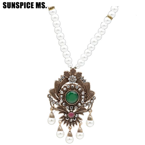 bohemia retro flower strand bead pendant necklace set women antique simulated-pearl chain turkish ethnic wedding corsage jewelry, Silver
bohemia retro flower strand bead pendant necklace set women antique simulated-pearl chain turkish ethnic wedding corsage jewelry, Silver