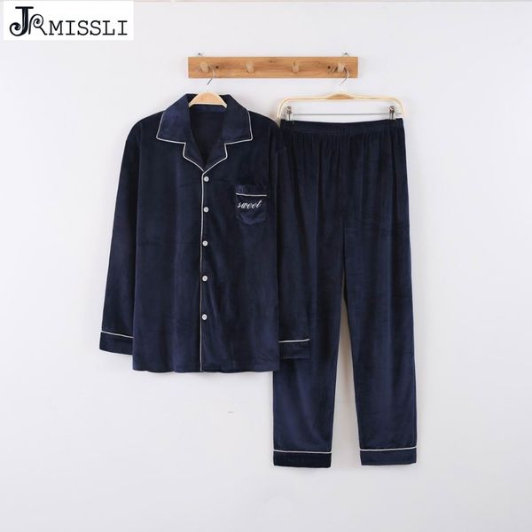 jrmissli winter pajama sets letter warm sleepwear man flannel long sleeved turn-down collar casual lounge wear zd905, Black;brown
jrmissli winter pajama sets letter warm sleepwear man flannel long sleeved turn-down collar casual lounge wear zd905, Black;brown