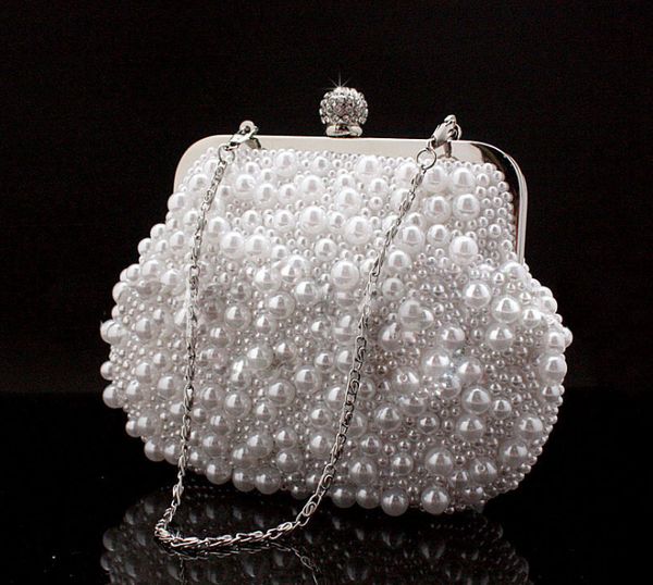 cute full pearls beaded white bridal wedding hand bags evening party one shoulder small clutch dinner bags white ivory black 2019
cute full pearls beaded white bridal wedding hand bags evening party one shoulder small clutch dinner bags white ivory black 2019